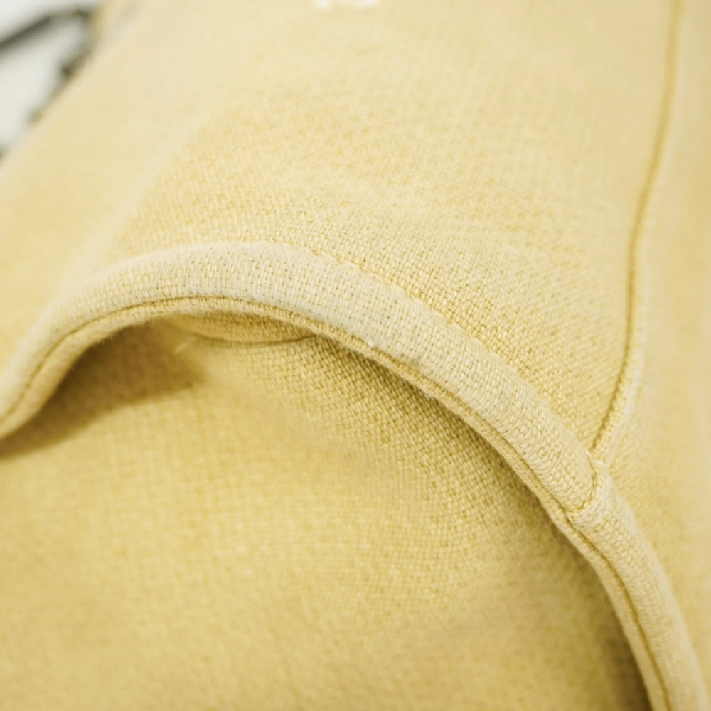 CHANEL Cream Canvas Deauville Tote Bag - Picture 6 of 9